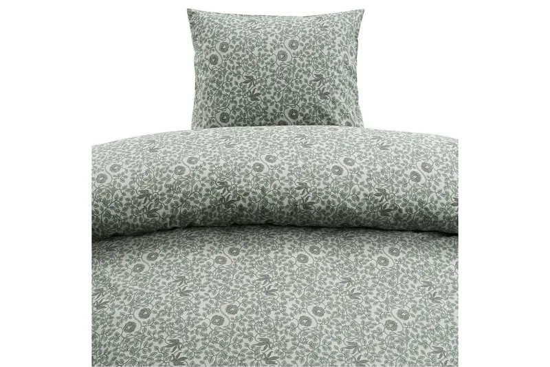 Påslakanset Enkelsäng 2-Dels Botanique, Grön