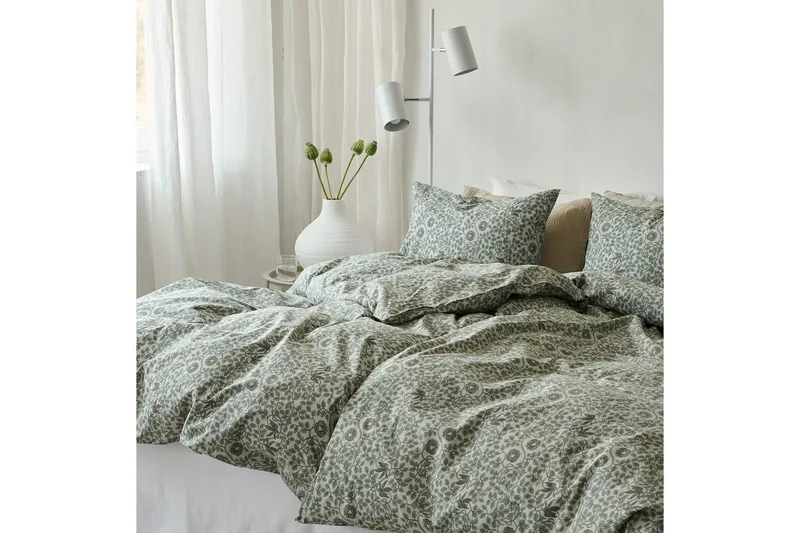 Påslakanset Enkelsäng 2-Dels Botanique - Grön - Textilier & mattor - Sängkläder - Täcke