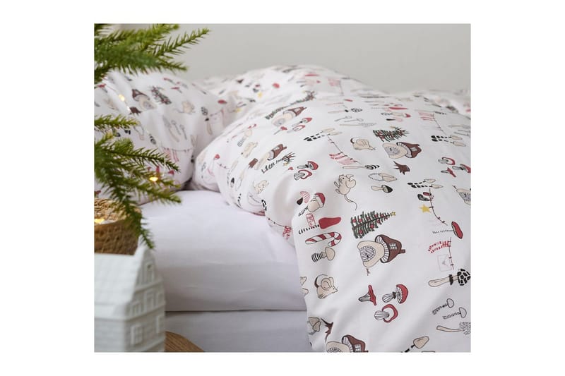 Påslakanset Enkelsäng 2-Dels Fingal Jul Vit - Vit - Textilier & mattor - Sängkläder - Täcke