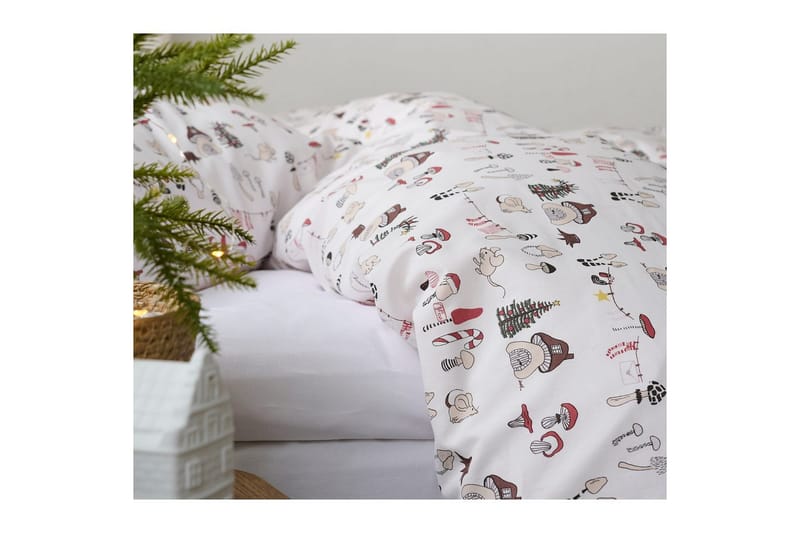 Påslakanset Enkelsäng 2-Dels Fingal Jul Vit - Vit - Textilier & mattor - Sängkläder - Täcke