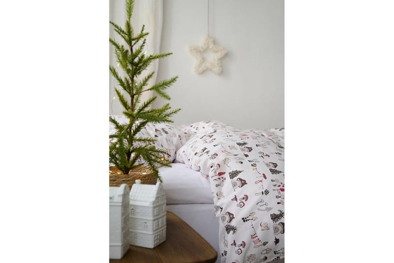Påslakanset Enkelsäng 2-Dels Fingal Jul Vit - Vit - Textilier & mattor - Sängkläder - Täcke