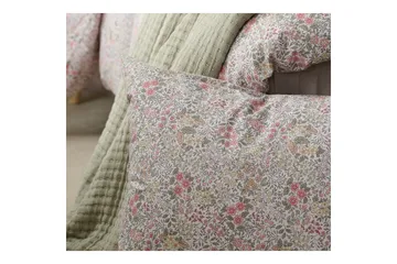 Påslakanset Enkelsäng 2-Dels Floret Sand - Brun - Textilier & mattor - Sängkläder - Bäddset & påslakanset - Bäddset dubbelsäng