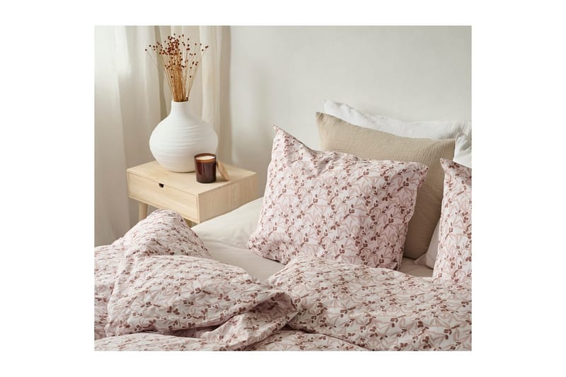 Påslakanset Enkelsäng 2-Dels Havtorn Peach - Brun - Textilier & mattor - Sängkläder - Täcke