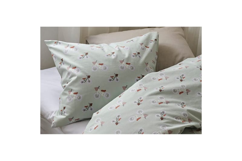 Påslakanset Enkelsäng 2-Dels Plingeling Grön - Grön - Textilier & mattor - Sängkläder - Täcke