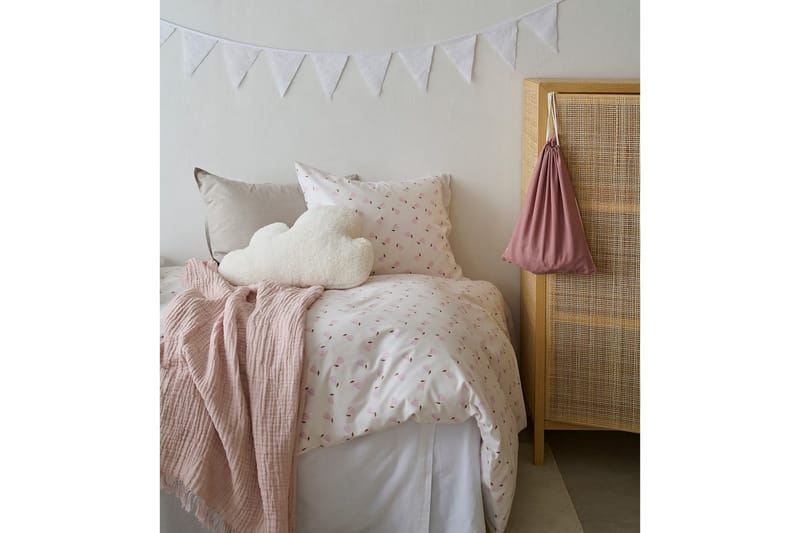 Påslakanset Enkelsäng 2-Dels Päron Rosa - Rosa - Textilier & mattor - Sängkläder - Täcke
