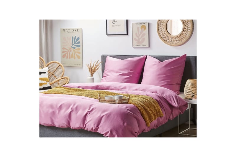 Påslakanset Harmonridge Rosa, 220x155 cm - Rosa, 220x155 cm - Textilier & mattor - Sängkläder - Täcke