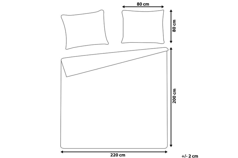 Påslakanset Harmonridge Rosa, 220x200 cm - Rosa, 220x200 cm - Textilier & mattor - Sängkläder - Bäddset & påslakanset - Bäddset dubbelsäng