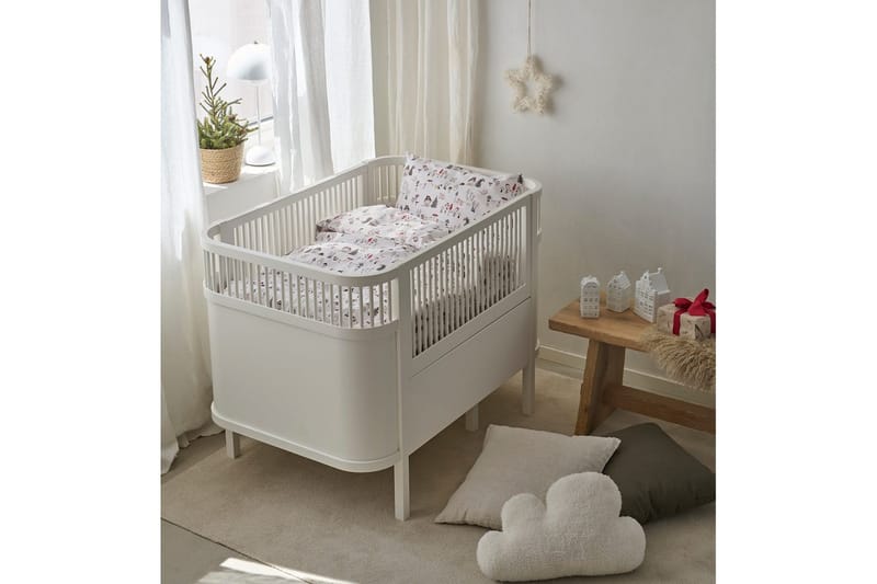 Påslakanset till Spjälsäng 2-Dels Fingal Jul Vit - Vit - Textilier & mattor - Sängkläder - Täcke