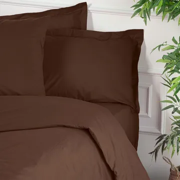 Veyloren Påslakan 200x200 cm - Mörkbrun - Textilier & mattor - Sängkläder - Påslakan - Påslakan dubbeltäcke
