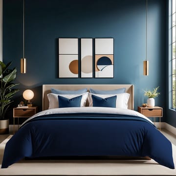 Veyloren Påslakan 240x220 cm - Mörkblå - Textilier & mattor - Sängkläder - Påslakan