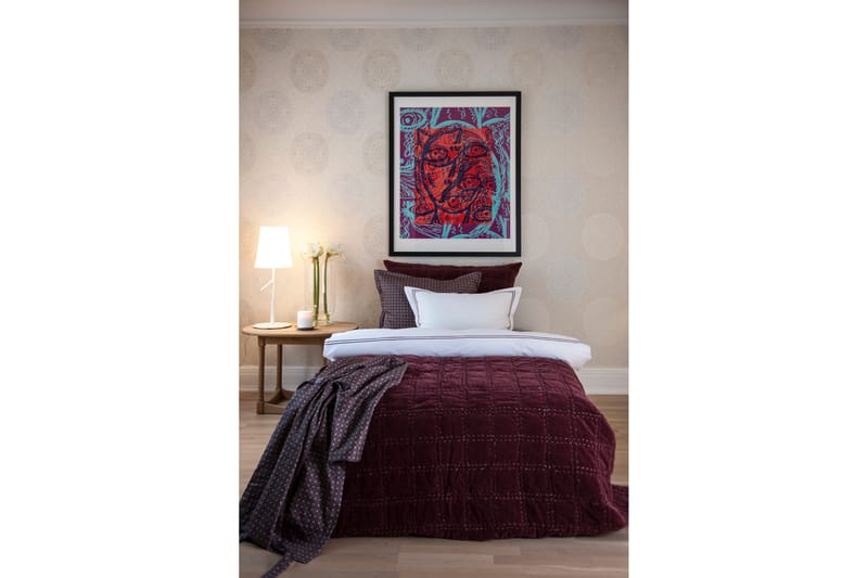 TILDA Bäddset 220x230 cm Aubergine - Textilier & mattor - Sängkläder - Bäddset & påslakanset