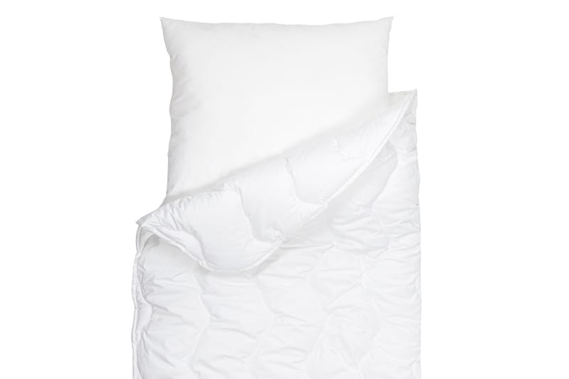 UNETTE LUXUS Täcke & Kudde 200x150 cm Vit - Bäddset & påslakanset - Bäddset dubbelsäng - Sängkläder