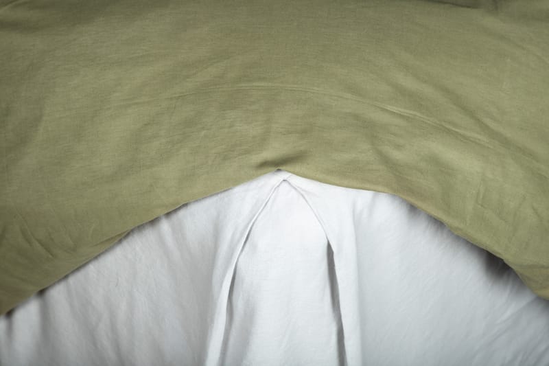 VESICE Bäddset 2-Dels 150x200/50x60 cm Grön - Bäddset & påslakanset - Bäddset dubbelsäng - Sängkläder
