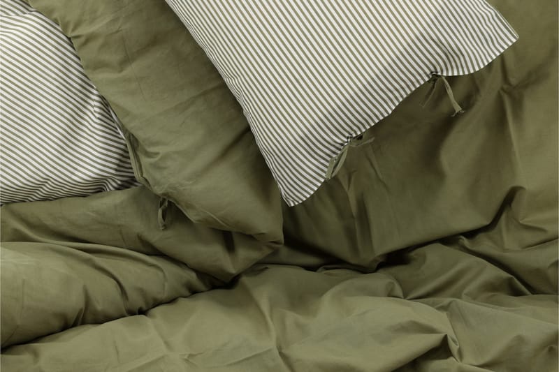 VESICE Bäddset 2-Dels 220x240/50x60 cm Grön - Bäddset & påslakanset - Bäddset dubbelsäng - Sängkläder