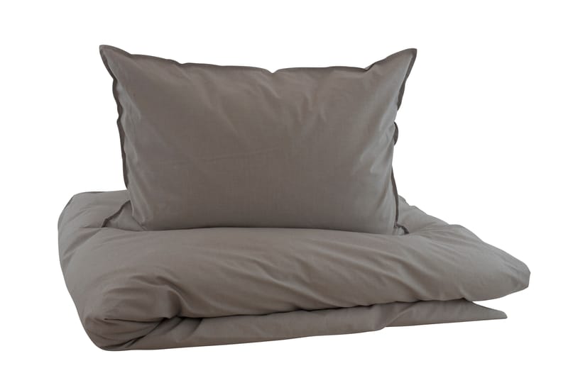 WILFRID Bäddset 150x210 cm Grå - Grå - Sängkläder - Bäddset dubbelsäng - Bäddset & påslakanset