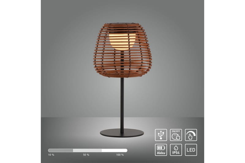 Askia Just Light Bordslampa - Black - Utemöbler - Balkong - Balkongbelysning