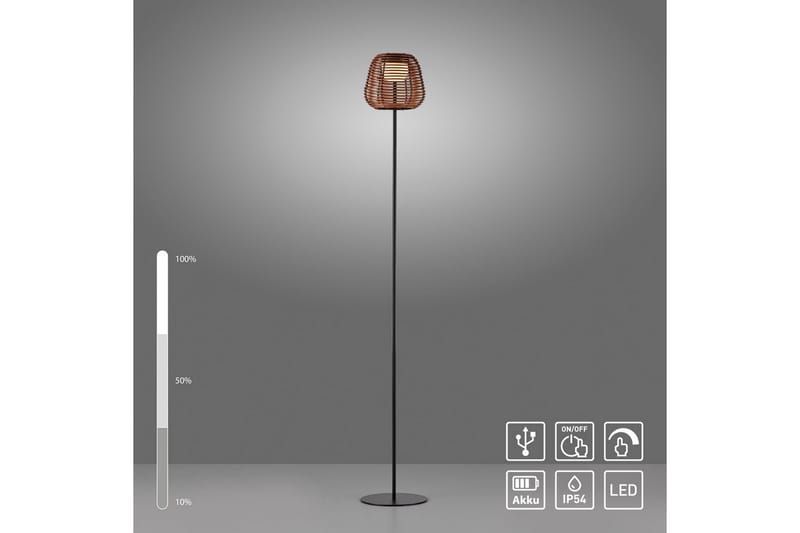 Askia Just Light Golvlampa - Black - Utemöbler - Balkong - Balkongbelysning