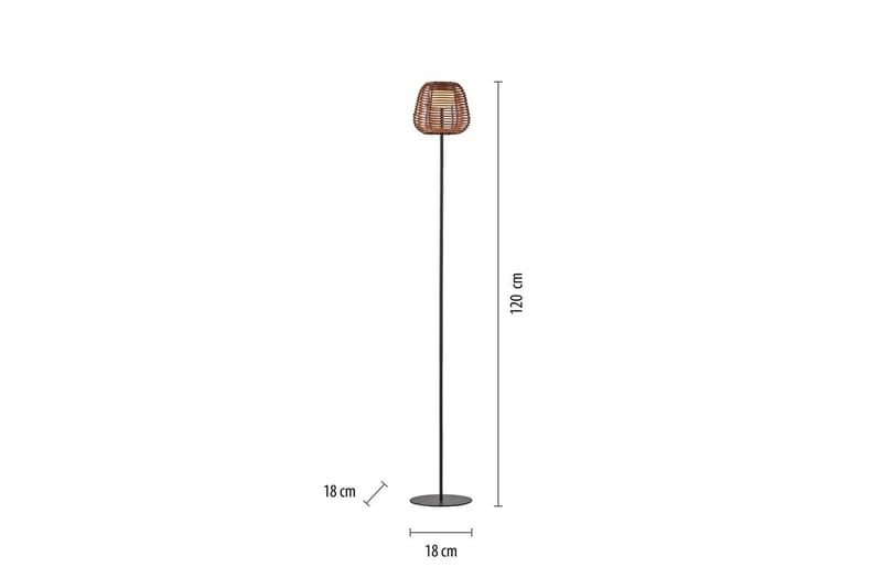 Askia Just Light Golvlampa - Black - Utemöbler - Balkong - Balkongbelysning