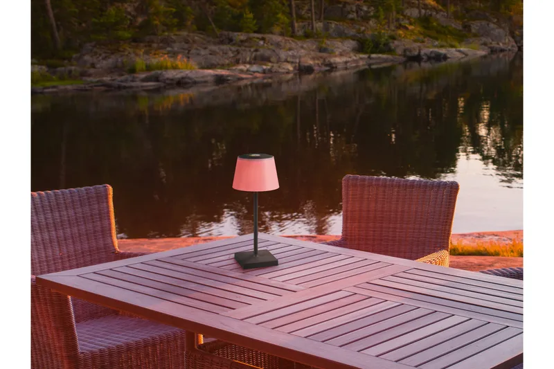 Sanchez LED utomhusBordslampa antracit uppladdningsbar - Antracit - Utemöbler - Balkong - Balkongbelysning