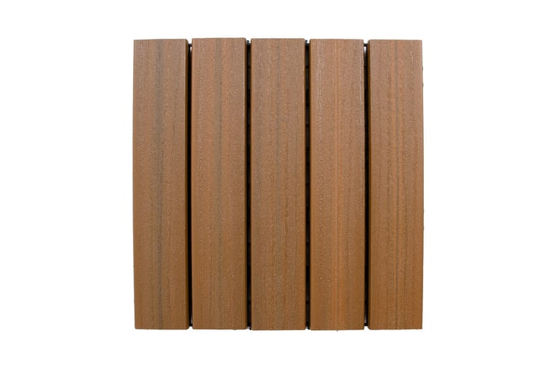 Terassplatta 22st 30x30x2,2 cm 2m² Brun - Trall balkong