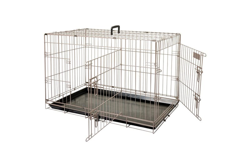 FLAMINGO Djurbur Ebo metallisk brun 109x70x77 cm 517583 - Trall balkong