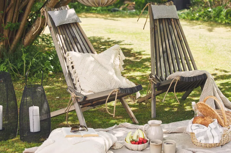 Park Solstol 2 st - Grå - Utemöbler - Utestolar & fåtöljer - Utefåtöljer & loungefåtöljer