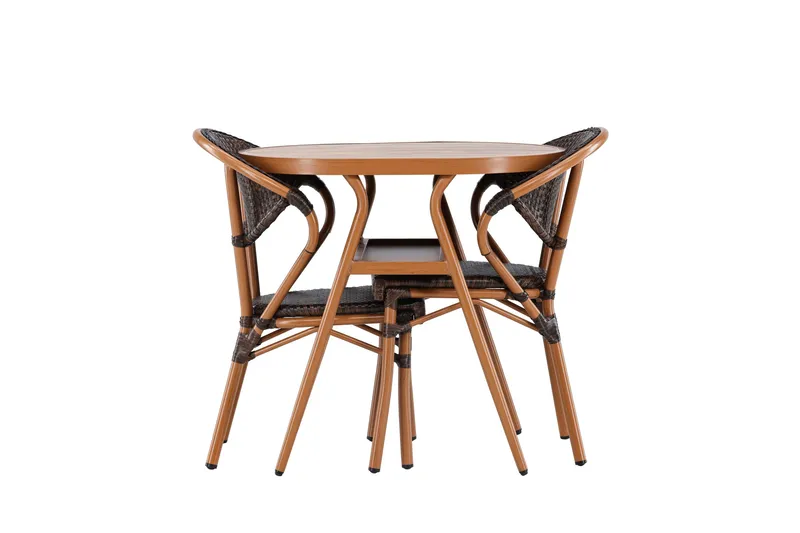 Abrantes Balkonggrupp 2-sits - Brun - Utemöbler - Balkong - Balkongmöbler - Balkonggrupper