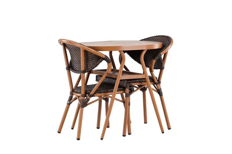 Abrantes Balkonggrupp 2-sits - Brun - Utemöbler - Balkong - Balkongmöbler - Balkonggrupper