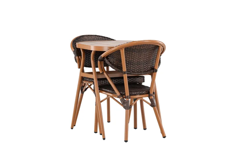 Abrantes Balkonggrupp 2-sits - Brun - Utemöbler - Balkong - Balkongmöbler - Balkonggrupper