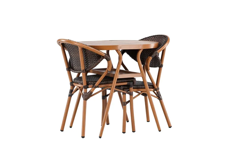 Abrantes Balkonggrupp 2-sits - Brun - Utemöbler - Balkong - Balkongmöbler - Balkonggrupper