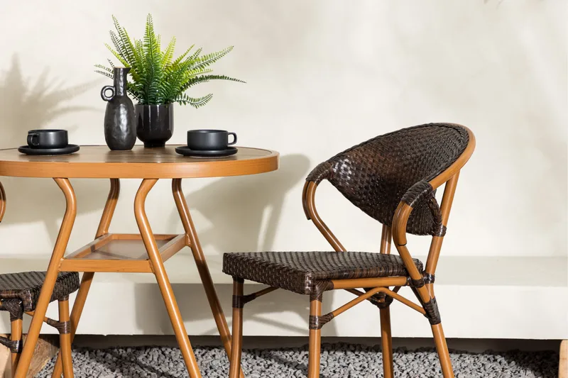 Abrantes Balkonggrupp 2-sits - Brun - Utemöbler - Balkong - Balkongmöbler - Balkonggrupper