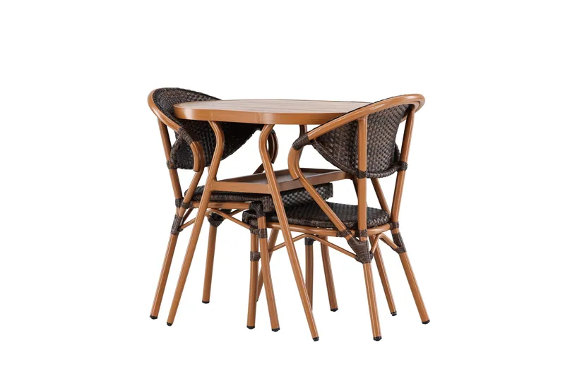 Abrantes Balkonggrupp 2-sits - Brun - Utemöbler - Balkong - Balkongmöbler - Balkonggrupper