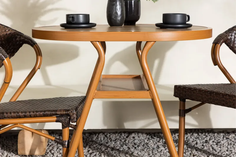 Abrantes Balkonggrupp 2-sits - Brun - Utemöbler - Balkong - Balkongmöbler - Balkonggrupper