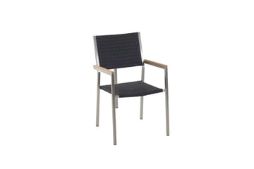 BACOLI Karmstol Utomhus  Svart/Silver