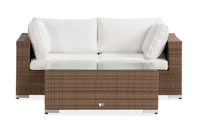 BAHAMAS Loungesoffa 2-sits + Bord Sand - Balkonggrupper - Caféset