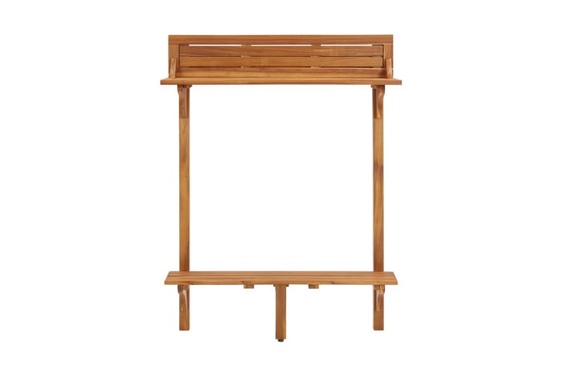 Balkongbord 90x37x122,5 cm massivt akaciaträ - Brun - Utemöbler - Balkong - Balkongmöbler - Balkongbord