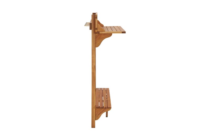 Balkongbord 90x37x122,5 cm massivt akaciaträ - Brun - Utemöbler - Balkong - Balkongmöbler - Balkongbord