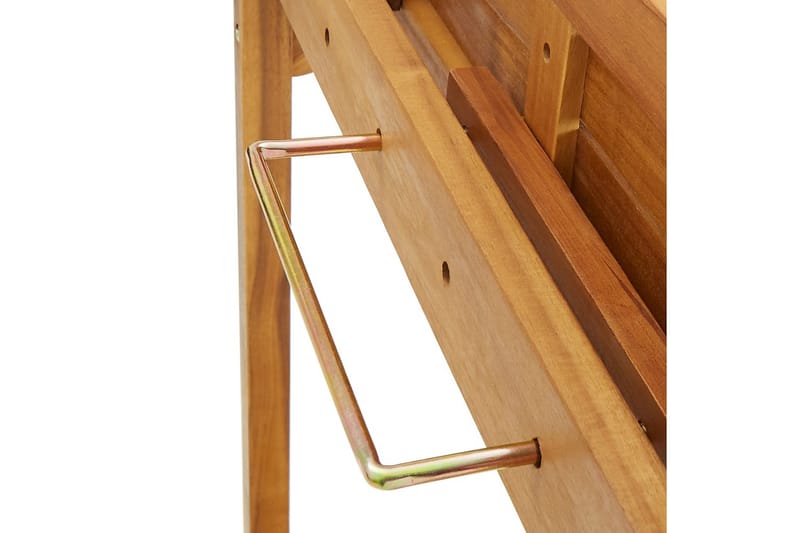 Balkongbord 90x37x122,5 cm massivt akaciaträ - Brun - Utemöbler - Balkong - Balkongmöbler - Balkongbord