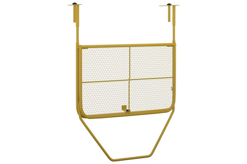 Balkongbord guld 60x40 cm stål - Guld - Utemöbler - Balkong - Balkongmöbler - Balkongbord