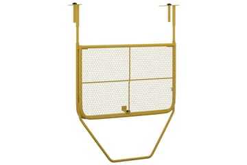 Balkongbord guld 60x40 cm stål