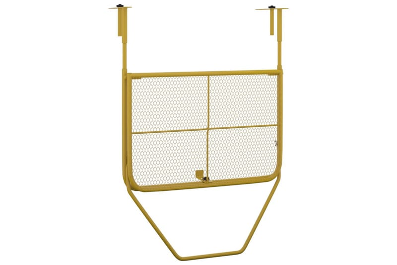 Balkongbord guld 60x40 cm stål - Balkongbord