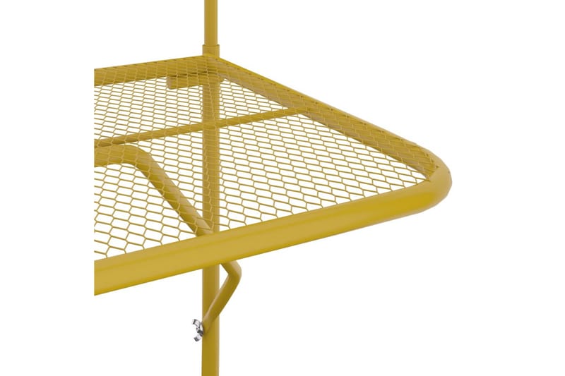 Balkongbord guld 60x40 cm stål - Guld - Utemöbler - Balkong - Balkongmöbler - Balkongbord