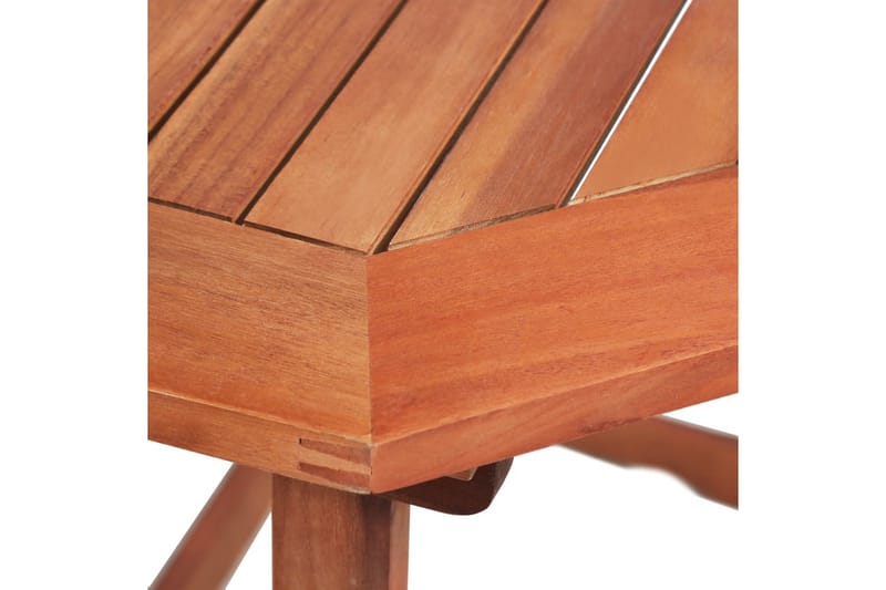 Cafébord 90x50x75 cm massivt akaciaträ - Brun - Cafebord