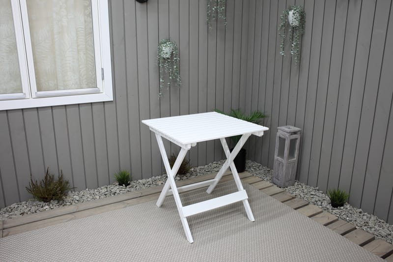 CALAYAN Klappbord 65 Vit - Utemöbler - Balkong - Balkongmöbler - Balkongbord