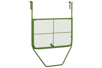 Balkongbord grön 60x40 cm stål