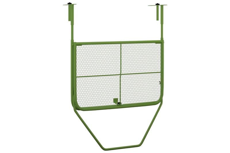 Balkongbord grön 60x40 cm stål - Grön - Balkongbord