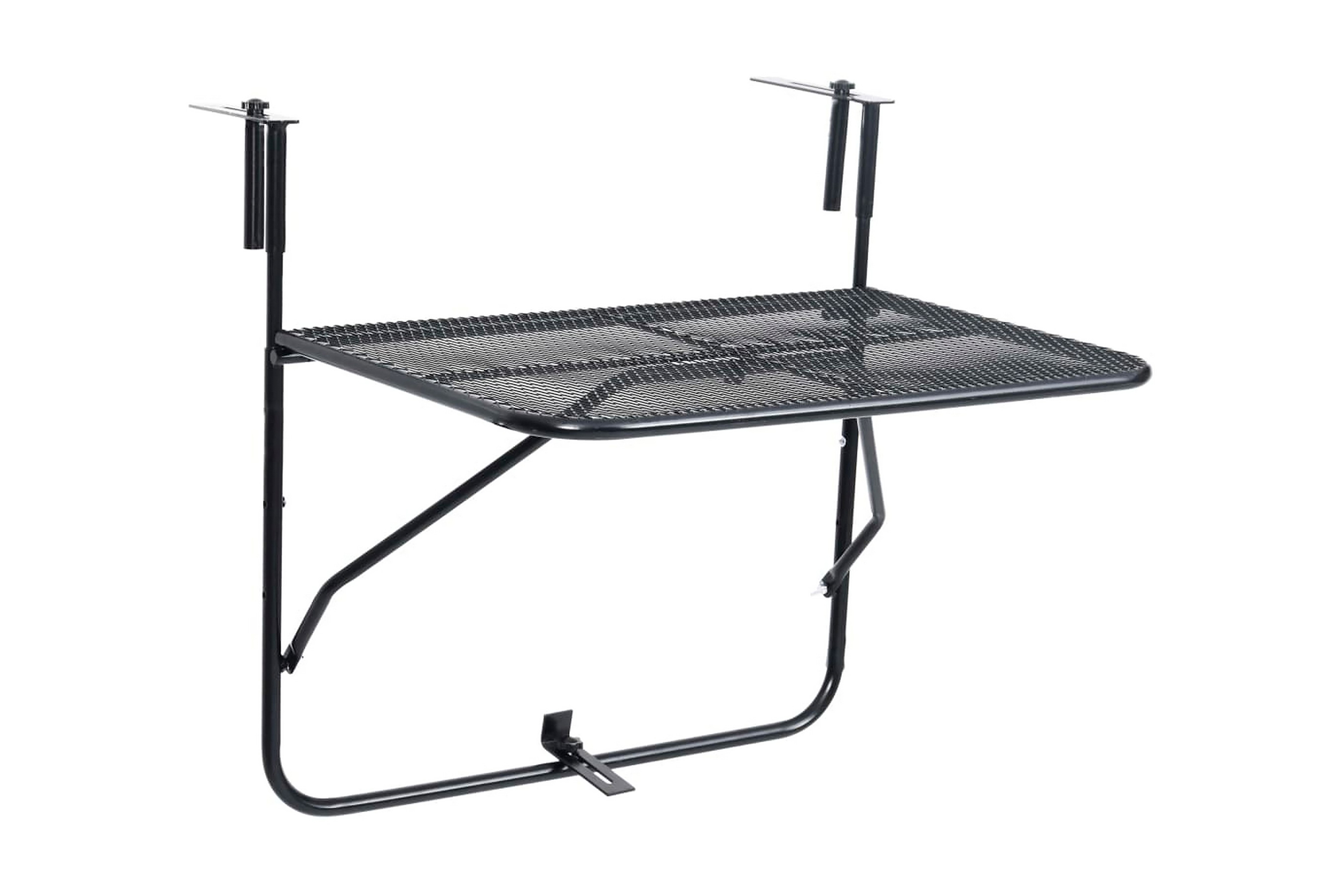 Be Basic Balkongbord svart 60×40 cm stål – Svart