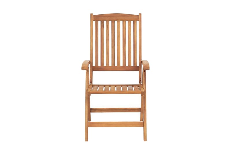 Balkongset av Utebord och 2 Utestolar gråbeige JAVA - Trä/natur - Utemöbler - Balkong - Balkongmöbler - Balkonggrupper