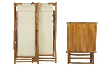 Balkongset vit/beige ATRANI/SPELLO - Beige - Utemöbler - Balkong - Balkongmöbler - Balkonggrupper