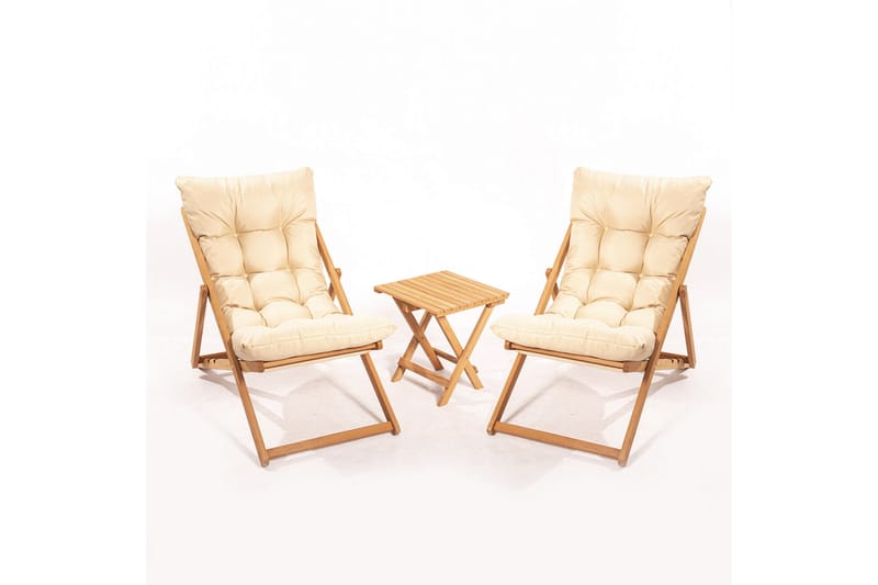 Nanni Caféset Beige - Utemöbler - Balkong - Balkongmöbler - Balkonggrupper